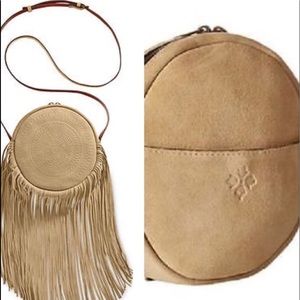 Patricia Nash “Rovito”Embossed Suede Leather Bag